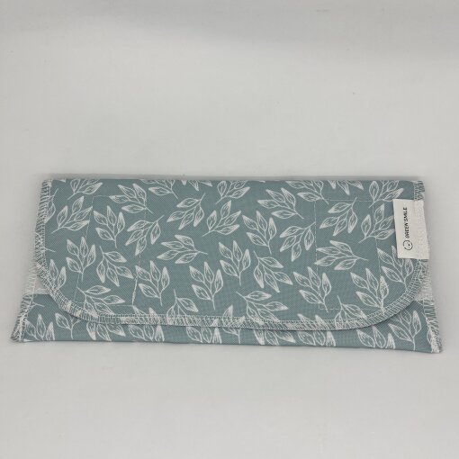 Svačinová kapsa dvojrohlík Modré listy